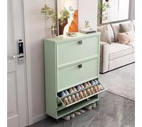 Scarpiera in legno a 3 livelli con cassetti ribaltabili, organizer per ingresso stretto salvaspazio ripiani regolabili Design resistente agli odori per corridoio/camera da letto Scarpa autoportante