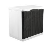 Scarpiera in plastica componibile Contenitore Porta Scarpe Sistema modulare Elegance della Stefanplast Colore Moka