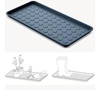 Scarpiera in plastica vassoio antigoccia per scarpe bordo rialzato, vassoio antigoccia 71,6 x 34,8 x 33 mm