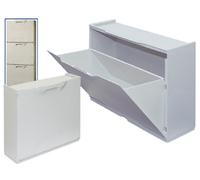 SCARPIERA IN RESINA UNIKA IMPILABILE BIANCA -U50/1W