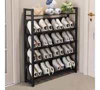 Scarpiera inclinata a più livelli, sottile, salvaspazio, per armadio, corridoio, ingresso, dormitorio, design di precisione per un facile accesso ed elegante esposizione