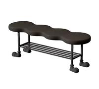 Scarpiera Ingresso Moderna Panca Scarpiera Da Ingresso Panca Contenitore Con Cuscino Imbottito Modellazione Con Le Formiche For Ingresso, Soggiorno E Corridoio(Black,130cm)