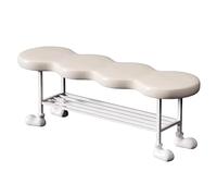 Scarpiera Ingresso Moderna Panca Scarpiera Da Ingresso Panca Contenitore Con Cuscino Imbottito Modellazione Con Le Formiche For Ingresso, Soggiorno E Corridoio(White,130cm)