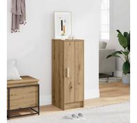 vidaXL Scarpiera Legno Vecchio 32x35x92 cm in legno multistrato, mobile porta scarpe