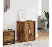 vidaXL Scarpiera Legno Vecchio 60x35x70 cm in Legno Multistrato, Mobile per Scarpe, mensola per Scarpe, Porta Scarpe, Armadio per Scarpe