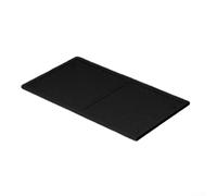 Scarpiera mobile compatta con struttura in acciaio inox e ruote per migliorare l'organizzazione dell'ingresso e l'accesso alle scarpe (nero)