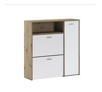 Panca Portascarpe Scarpiera Da Ingresso Piccola Salvaspazio Con Cuscino Anta A Ribalta Seduta Imbottita In Ecopelle Tripla Profondità Soggiorno Casa Camera Ufficio 60 x 30 x 48 Cm (Rovere)