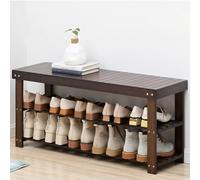 Scarpiera moderna a 2 ripiani - Elegante ripiano portaoggetti da ingresso con ampio spazio per le scarpe - scarpe contemporanee per soggiorno e camera da letto