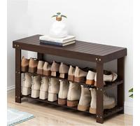 Scarpiera moderna a 2 ripiani - Scarpiera da ingresso con ampio spazio per soggiorno e camera da letto - Design elegante perfetto per la casa