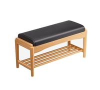 Scarpiera moderna con cuscino in pelle sintetica per ingresso e camera da letto, elegante scarpa per soggiorno e camera da letto