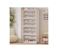 Scarpiera - Moderna scarpiera ribaltabile, design salvaspazio per corridoio, elegante scarpiera nera, 105 cm x 64 cm