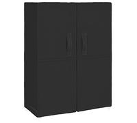 vidaXL Scarpiera Nera 60x28x90 cm Tessuto