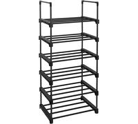Scarpiera modulare nera da 106 cm
