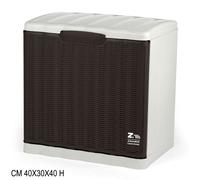 SCARPIERA MOKA MODULARE MOD. ELEGANCE EFFETTO RATTAN IMPILABILE SALVASPAZIO