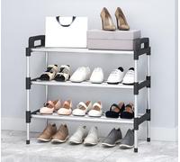 Scarpiera multi-livello, organizer portatile per riporre le scarpe, portascarpe indipendente salvaspazio per ingresso, piccolo ripiano per scarpe per armadio, corridoio, camera da letto, porta (55x25x