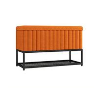 Scarpiera multistrato in metallo, ultrasottile, a 3 ripiani, con tubo in acciaio, design elegante, colore nero, per ingresso, 100 x 47 x 35 cm