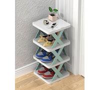 Scarpiera multistrato per ingresso, facile da montare, con design prospero (blu a 4 livelli)