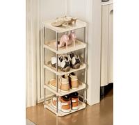 Scarpiera multistrato, ripiano alto verticale per scarpe per ingresso, portascarpe per piccoli spazi, multistrato per armadio stretto, corridoio camera da letto soggiorno sotto il tavolo (B 5F)