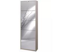 Armadio scarpiera slim olmo con 5 ante a specchio Scarpiere italiane scarpe