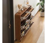 Scarpiera organizer con fori di ventilazione per ingresso camera da letto | Scarpiera con ventilazione per ingresso e camera da letto, mantiene le scarpe fresche e organizzate