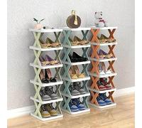 Scarpiera organizer multi-strato, pieghevole, salvaspazio, verticale, con installazione gratuita, soluzione di archiviazione creativa ed efficiente