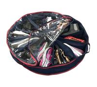 Scarpiera per armadio, 75 x 75 x 16 cm, 10 scomparti, portatile, pieghevole, organizer per scarpe da viaggio, resistente, organizer per scarpe da viaggio, impilabile, per scarpe da ginnastica e