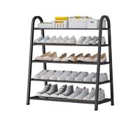 Scarpiera per corridoi stretti e armadi, piccolo, bianco, 4 ripiani (61 x 29 x 65 cm) ideale per gli anni dell'amicizia