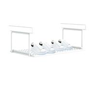 Scarpiera per ingresso | salvaspazio sotto l'armadietto, scaffale per armadio, soluzione di archiviazione per ingresso, cucina, lavanderia, libreria, armadio scrivania