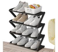 Scarpiera per porta d'ingresso - Scaffale per scarpe multi livello | Efficiente scaffale per scarpe da ginnastica e pantofole, scaffale per riporre scarpe in piedi per appartamento, dormitorio
