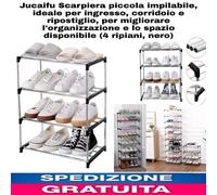 Scarpiera piccola impilabile,ideale x ingresso,corridoio Portascarpe Salvaspazio