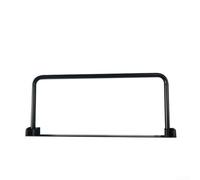 Scarpiera pieghevole in alluminio per camper, roulotte, yacht, casa e bagno, organizer multiuso per scarpe con montaggio sicuro e design salvaspazio (nero)