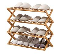 Scarpiera pieghevole in bambù elegante salvaspazio panca portaoggetti per ingresso, corridoio, bagno e soggiorno, organizer versatile per scarpe per spazi liberi dal disordine