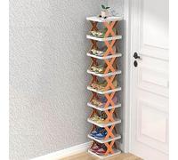Scarpiera pieghevole multistrato salvaspazio - corridoio stretto e armadio - soluzione efficiente per riporre le scarpe per piccoli spazi domestici e ridurre il disordine