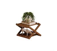 Scarpiera pieghevole salvaspazio, non richiede montaggio, numero di livelli regolabile da 2 a 9 per l'organizzazione di dormitori o appartamenti (2 strati marrone)