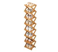 Scarpiera pieghevole - Supporto verticale sottile a 8 livelli, torre per calzature stretta, scaffale espandibile istantaneo, unità portatile multi livello per stivali, parola chiave
