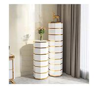 Scarpiera rotante in metallo, 210 cm, angolo di archiviazione a 306°, design moderno e semplice, verticale, rotonda, in oro, diametro 35 cm, perfetta per ingresso nization