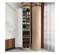 Scarpiera rotante multifunzionale in metallo nero - Salvaspazio verticale con porta per armadio e ingresso, contiene 6 paia di scarpe dal design elegante e compatto