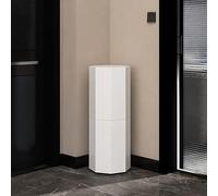 Scarpiera Rotante,Scarpiere Moderne Salvaspazio,Scarpiera Girevole Ottagonale a 360° Tower Cabinet,Scarpiera Verticale per Piccoli Spazi di Stoccaggio Semplice e Moderna ( Color : White , Size : 35*35