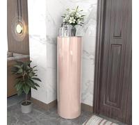 Scarpiera Rotante Verticale Scarpiera Cilindrica Girevole Mobiletto Moderna Torre Portascarpe Indipendente Scarpiera Autoportante Con Ripiani Aperti Ingresso Soggiorno Guardaroba (Rosa, 105*33cm)