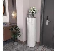 Scarpiera Rotante Verticale Scarpiera Cilindrica Girevole Mobiletto Moderna Torre Portascarpe Indipendente Scarpiera Autoportante Con Ripiani Aperti Ingresso Soggiorno Guardaroba (Bianco, 120*33cm)