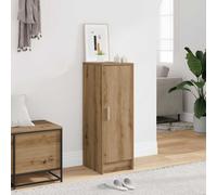vidaXL Scarpiera Rovere Artigianale 32x35x92 cm in Legno Multistrato, Mobile per Scarpe, mensola per Scarpe, Porta Scarpe, Armadio per Scarpe