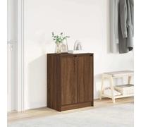 Scarpiera Rovere Marrone 57x34x76 cm in Legno Multistrato