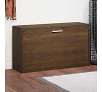 vidaXL Scarpiera Rovere Marrone 80x24x45 cm in Legno Multistrato