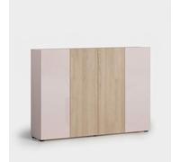 Scarpiera salvaspazio 4 ante con 10 ripiani Lady - Beige