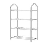 Scarpiera salvaspazio 4 strati facile montaggio soluzione di stoccaggio antipolv