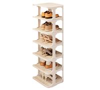 Scarpiera salvaspazio in plastica multistrato bianca, 100 cm, impilabile, ideale per la casa e l'armadio