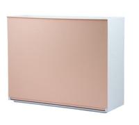 Scarpiera Salvaspazio Modulare Liscia Cipria 51,5 x 39 x 16 cm Belli&Forti