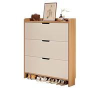 Scarpiera Salvaspazio, Scarpiera Salvaspazio Slim - Scarpiere Moderne Design - Grande capacità Contenitore, Design Nascosto Shoe Cabinet per Soggiorno, Balcone e Ingresso Spa(Size:50*17*120cm,Color:B)
