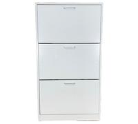 Scarpiera Salvaspazio Slim a 3 Ante a Ribalta a Doppio Sconparto 24Px63Lx115H cm