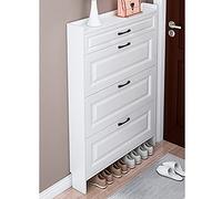 Scarpiera Salvaspazio Slim, Scarpiera Armadio, Scarpiere a Terra, Scarpiera for Ingresso, Scarpiera con Ante (Color : A, Size : 50cm/19.7in)